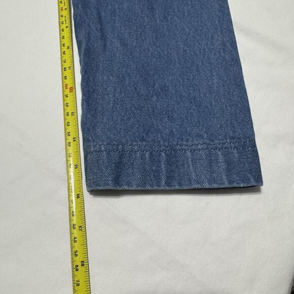 Vintage The Blue Denim Blazer Jacket M Western Embroidered Cowboy Boots Hats - Picture 10 of 10